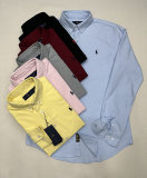 5A Slim Fit Garment-Dyed Oxford Shirt Black