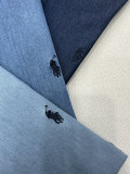 5A Classic Fit Chambray Shirt Blue