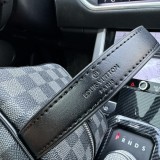Plaid Cosmetic Bag Wash Bag Black Grey 240306 25x15cm