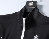 Men's Cotton Tracksuits Outfits Set 2 Piece Jogging Suits Warm Up Sweatsuits Stand Collar Sportswear Track  Suits Sets 38077