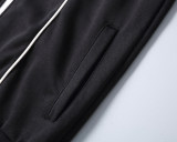Men's Cotton Tracksuits Outfits Set 2 Piece Jogging Suits Warm Up Sweatsuits Stand Collar Sportswear Track  Suits Sets 38077
