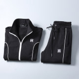 Men's Cotton Tracksuits Outfits Set 2 Piece Jogging Suits Warm Up Sweatsuits Stand Collar Sportswear Track  Suits Sets 38077