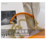 5A Alphabet Logo Handbag Shoulder Bag Orange