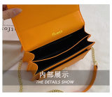 5A Alphabet Logo Handbag Shoulder Bag Orange