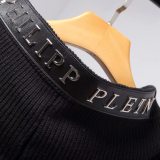 Hooded Sweater Knit Cardigan Black M6