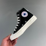 5A Chuck Taylor All Star 70 Hi & Comme des Garcons PLAY Shoes Black
