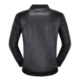 Autumn Men's Simple Zipper Leather Jacket Black 6948
