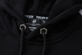 Autumn Men's Diamond Pattern Hoodie Black 8622