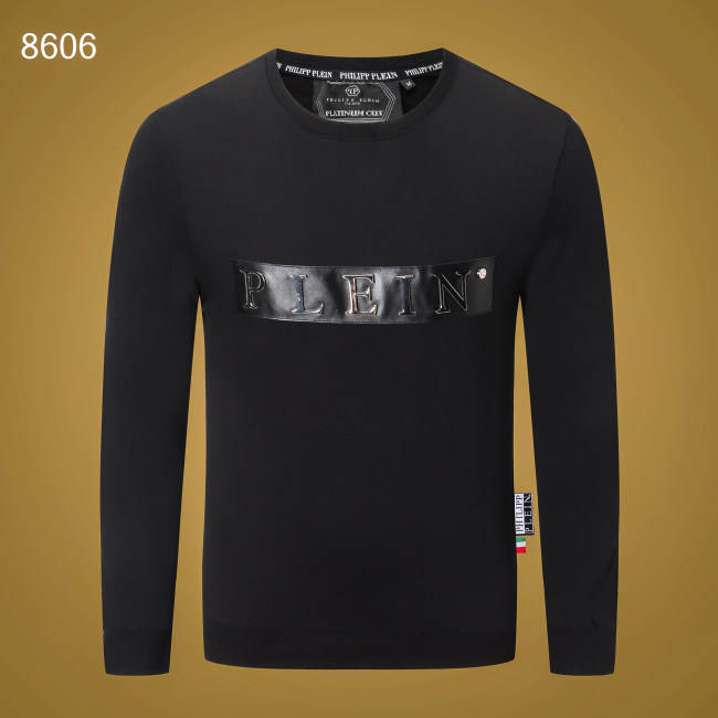 Autumn Men's Simple Versatile Sweatshirt Black 8606