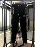 Autumn Men's Diamond Pattern Jacket Pants Set Black P836