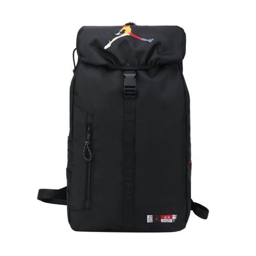 5A Air Jordan Embroidery Color Logo Backpack Black