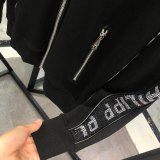 Autumn Men's Diamond Pattern Jacket Pants Set Black P836