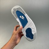 5A Jordan 4 Retro Military Blue Sneakers Basketball Shoes FV5029-141