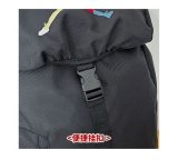 5A Air Jordan Embroidery Color Logo Backpack Black