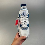 5A Jordan 4 Retro Military Blue Sneakers Basketball Shoes FV5029-141
