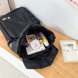 5A Air Jordan Embroidery Color Logo Backpack Black