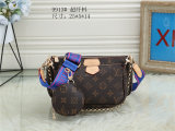 5A Multi Pochette Accessoires Shoulder Bag Brown