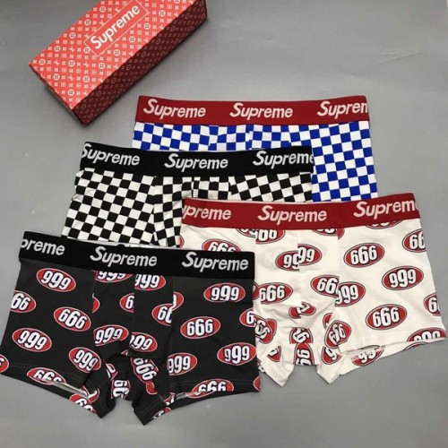 5A Printed Men's Boxer，Pack Of Four