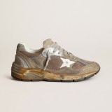 Women's Dad-Star In Dove Gray Mesh And Suede