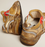 Women's Gold Dad-Star Sneakers