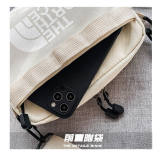 Printed Logo Shoulder Bag
