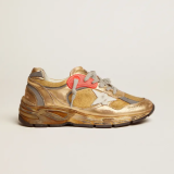 Women's Gold Dad-Star Sneakers