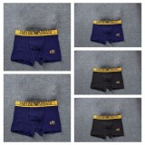 5A Simple Printed Logo Men Boxer, Pack Of Five