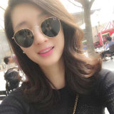 Fashion Round Frame Sunglasses 3447