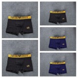 5A Simple Printed Logo Men Boxer, Pack Of Five