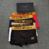 5A Simple Printed Logo Men Boxer, Pack Of Five