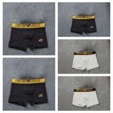 5A Simple Printed Logo Men Boxer, Pack Of Five
