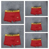 5A Simple Printed Logo Men Boxer, Pack Of Five
