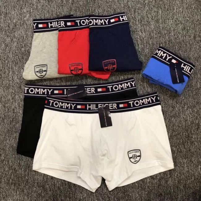 5A Simple Printed Logo Men Boxer, Pack Of Six