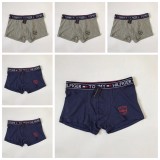 5A Simple Printed Logo Men Boxer, Pack Of Six