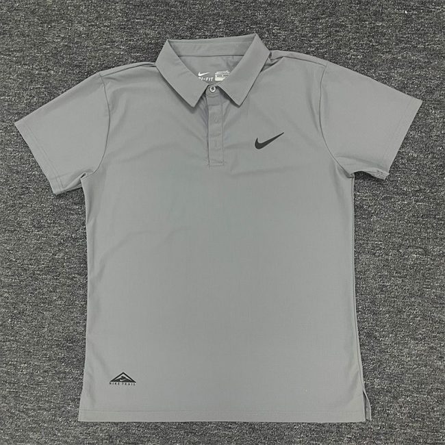 5A Dri-FIT Simple Short Sleeve Polo Grey