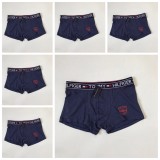 5A Simple Printed Logo Men Boxer, Pack Of Six