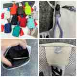 5A Simple Print Logo Fanny Pack Grey
