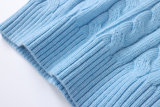 5A Cable-Knit Cotton Quarter-Zip Sweater Black