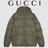 Original 5A Super Double G Printed LOGO Down Jacket