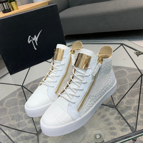 High Top Leather Sneakers GZ94