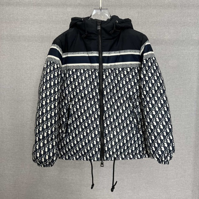 Original 5A Winter Letter Logo Thickened Warm Two Sides Can Wear Down Jacket