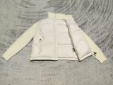 Original 5A Tricot Women's Patchwork Wool Down Jacket White C50