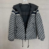 Original 5A Winter Letter Logo Thickened Warm Two Sides Can Wear Down Jacket