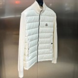 Original 5A SS23 Men's Solid Color Patchwork Quilted Down Jacket L70