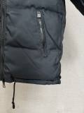 Original 5A Winter Letter Logo Thickened Warm Two Sides Can Wear Down Jacket