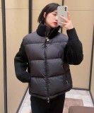 Original 5A Tricot Women's Patchwork Wool Down Jacket Black C50