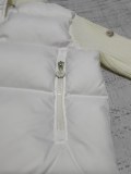 Original 5A Tricot Women's Patchwork Wool Down Jacket White C50