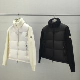 Original 5A Tricot Women's Patchwork Wool Down Jacket Black C50
