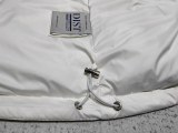 Original 5A Tricot Women's Patchwork Wool Down Jacket White C50
