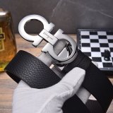 Original 1:1 Chipped Pure Copper Cowhide Leather Belt 3.8cm